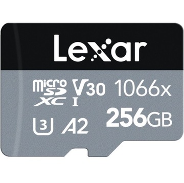 LEXAR PRO microSDXC 256GB 1066x UHS-I V30 U-3
