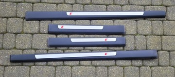 AUDI A6 C6 LISTWY PROGOWE PROGU NAKŁADKI DOLNE S-LINE KOMPLET