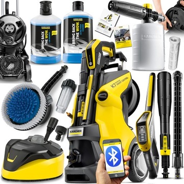 Мойка высокого давления Karcher K7 180бар, насадка для куба + набор аксессуаров