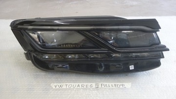 VW Touareg R-line BLACK FULL LED LAMPA PRAWA PRZOD