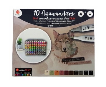 ДВОЙНЫЕ АЛКОГОЛЬНЫЕ МАРКЕРЫ TRAVELBOX 40 ШТ. ДЕКО