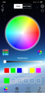 Внутреннее освещение кабины 6x12 LED RGB BLUETOOTH