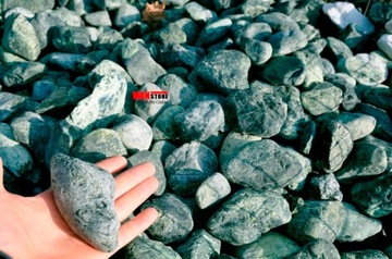 ЗЕЛЕНАЯ ГАЛЬКА, СЕРПЕНТИНИТ 1000 кг