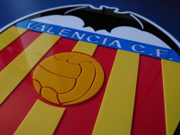 Valencia CF herb na ścianę prezent szyld dla fana klubu dla chłopaka męża