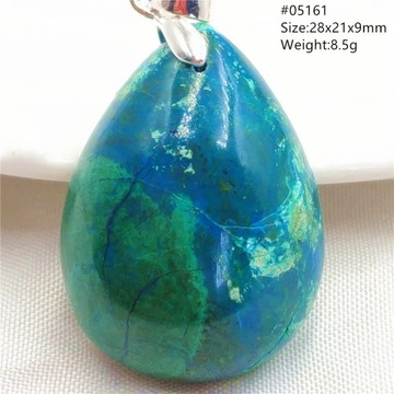 Natural Green Blue Azurite Malachite Chrysocolla Pendant Jewelry Jade