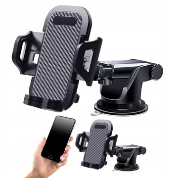 UCHWYT NA TELEFON DO SAMOCHODU SZYBĘ KOKPIT MOCNY DO SMARTFONA AUTA HOLDER