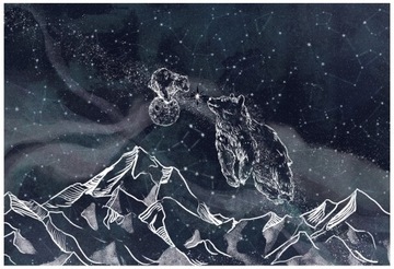 Fototapeta dla dzieci kosmos, gwiaździste niebo