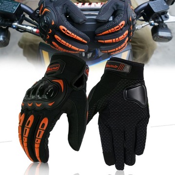 МОТОЦИКЛОВЫЕ ПЕРЧАТКИ MOTOR TOUCH ОРАНЖЕВЫЕ XXL