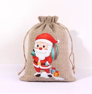 СУМКА РОЖДЕСТВЕНСКИХ ПОДАРКОВ САНТЫ