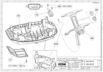 Механический шатун Hilti для молота TE 3000