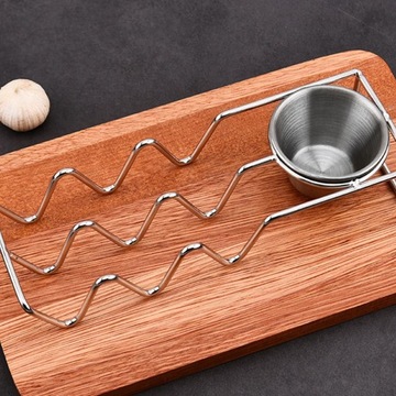 Держатель для тако и чашка для салата, 3 решетки