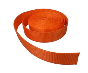 Ремень Лента полиэфирная Ширина 25мм 1Т Оранжевый