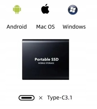 SSD 1 ТБ ВНЕШНИЙ USB-C USB 3.0 1000 ГБ