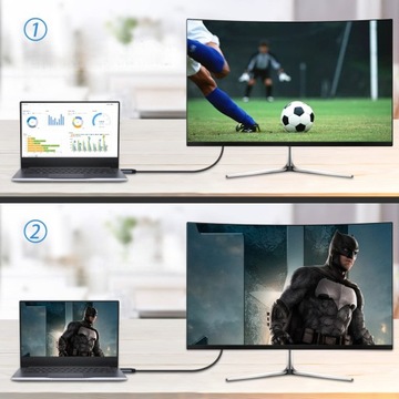 Кабельный кабельный адаптер USB-C 3.1 Тип C для HDMI 4K MHL 200 см 2M 2M