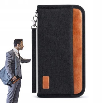 Organizer Etui Podróżny Portfel Na Dokumenty RFID