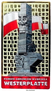 Uroczy Magnes ILP - pamiątka, upominek z Gdańska - Westerplatte