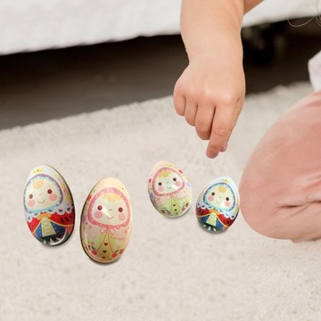 4 шт. Жестяная коробка для пасхальных яиц Пушка