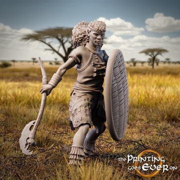 Tribal Warrior Model D The Printing Goes Ever On