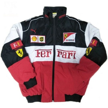 Nowy czerwon-czarnyERRARI EXCLUSIVE JACKET garnitur F1 Team Racing