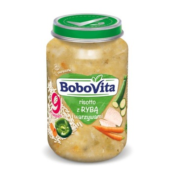 Bobovita RISOTTO Z RYBĄ I WARZYWAMI 190g