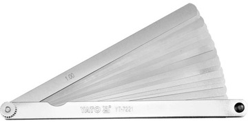 Щуп 200 мм 17 лопастей 0,02-1 мм YATO