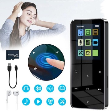 ODTWARZACZ MP3 Z BLUETOOTH, ODTWARZACZ MUZYCZNY, PRZENOŚNY ODTWARZACZ AUDIO