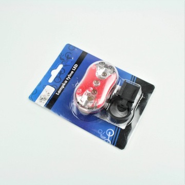 ВЕЛОСИПЕДНЫЙ ФОН ЗАДНИЙ СВЕТОДИОД КРАСНЫЙ