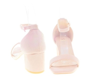 ЗАМШЕВЫЕ ПРЯМЫЕ БОСОНОЖКИ TU171 Розовые, размер 39