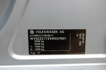 Volkswagen Touran I 2004 VW Touran Klima Sprawna 1.6MPI 102PS Oryginalny Lakier, zdjęcie 33