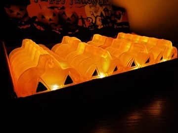 УКРАШЕНИЕ НА ХЭЛЛОУИН НА БАТАРЕЯХ ФИГУРКА ТЫКВЫ СВЕТЯЩИЙСЯ ДЕКОРАТИВНЫЙ ОРНАМЕНТ