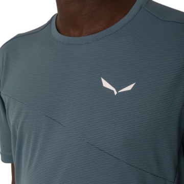 SALEWA Мужская футболка PUEZ SPORTY DRY M T-SHIRT синий цвет M