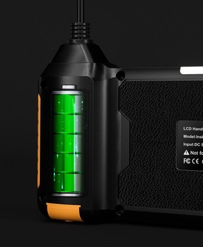 ЖЕСТКАЯ камера для осмотра эндоскопа Full HD 5M 6LED экран 4,3