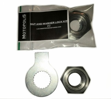 YAMAHA YBR 250, YFM 250 RAPTOR - NAKRĘTKA + PODKŁADKA ZĘBATKI