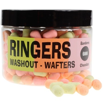 RINGERS Washout- wafters 6 mm bandems chocolate dumbells przynęta mix kolor