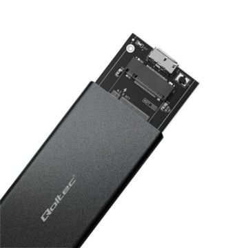 Корпус для диска M.2 SATA SSD USB 3.0 NGFF 5 Гбит/с черный алюминий