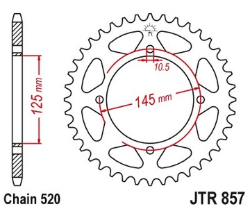 Комплект привода Yamaha XT 600 1989-1998 гг. X-кольцо