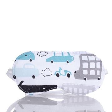 OPASKA maska do spania i medytacji BAWEŁNIANA autka