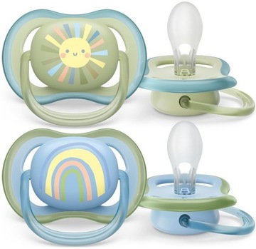 Пустышка Avent Philips Ultra Air с декором для мальчика 0–6 лет