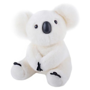 MASKOTKA PLUSZOWA MIĘKKA PLUSZAK KOALA BIAŁA PRZYTULANKA MIŚ DUŻY 28CM