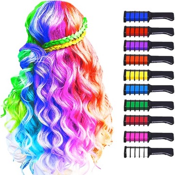 МЕЛ ДЛЯ ВОЛОС ВРЕМЕННЫЙ Стираемые Цвета