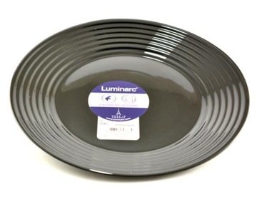 Тарелка 25 см черная HARENA LUMINARC