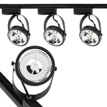 ZESTAW SZYNOPRZEWÓD SZYNA 1,5m 3x REFLEKTOR AR111