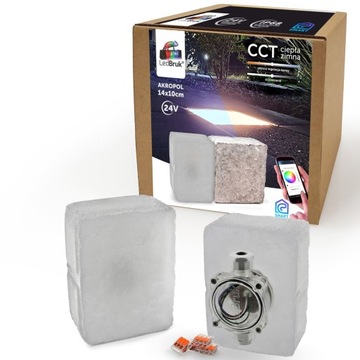 Oprawa Najazdowa Kostka LED 24V IP68 14x10 CCT