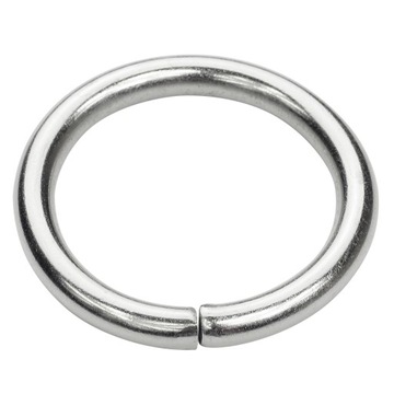 KÓŁKO KALETNICZE metalowe ring 25mm 100szt SREBRNE