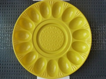 TALERZ NA JAJKA JAJA PLASTIKOWY WIELKANOCNY 30cm