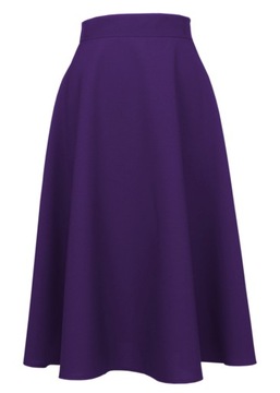 ФИОЛЕТОВАЯ ЮБКА-РАСКЛЕШЕННАЯ ЮБКА НА ИЗМЕРЕНИЕ
