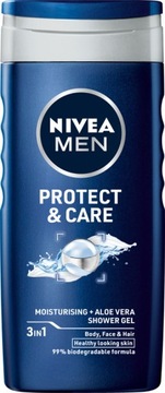 NIVEA PROTECT CARE Żel pod prysznic męski Oczyszczający płyn do mycia 250ml