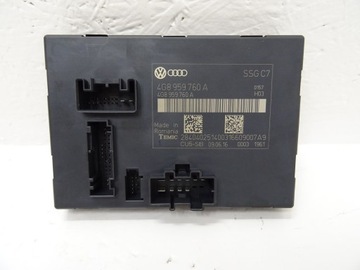 AUDI A6 A7 C7 4G8 MODUL SEDADLA ŘIDIČE 4G8959760A