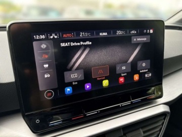 Seat Leon IV Sportstourer 1.5 eTSI (MHEV) 150KM 2021 Seat Leon eTSI 150KM FR Nawigacja KESSY El. drzwi bagaznika ACC ASO, zdjęcie 22