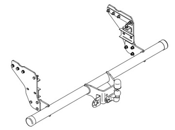 KOMPLETNÍ ZAŘÍZENÍ(HÁK) HOLOWNICZY+MODUL +WIAZKA+7PIN/13P MITSUBISHI L-200 V 5 OD2019
